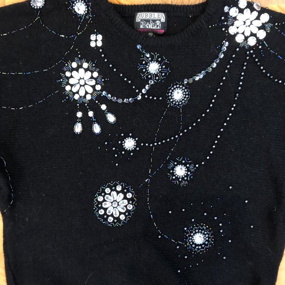 Black beaded pullover - Picture 3 of 6